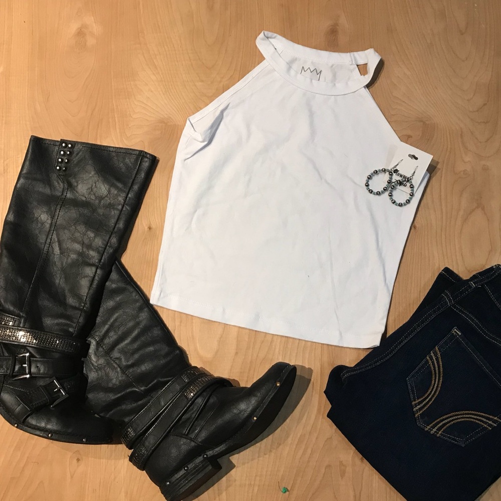 BROOKLYN MINT CROP TOP NWOT